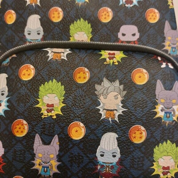 Funko Pop Dragonball Z Super MINI Backpack Black Multi-Color 11" x 9" Ages 8+ - Picture 3 of 6